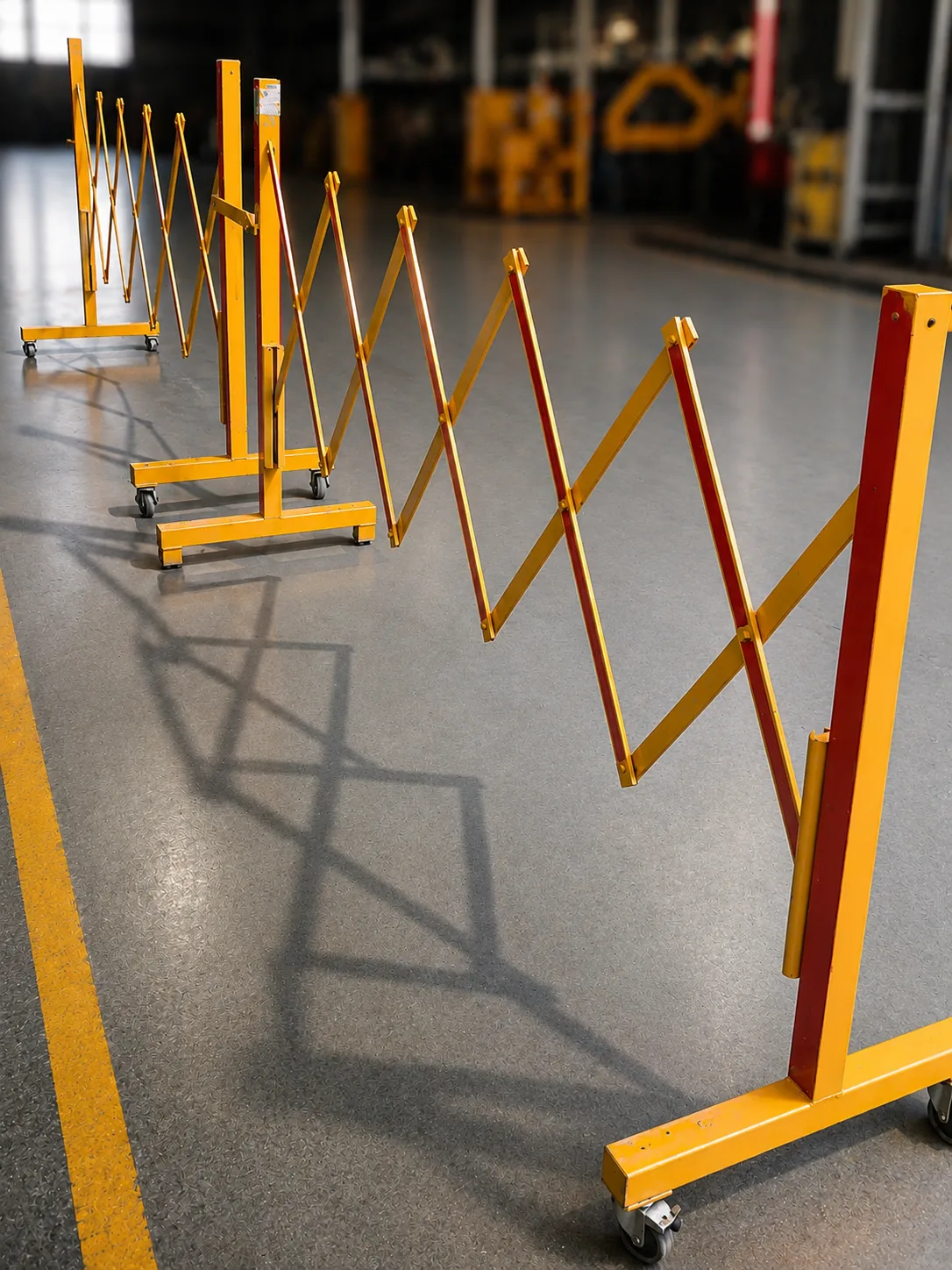 Industrial ZigZag Safety Gate