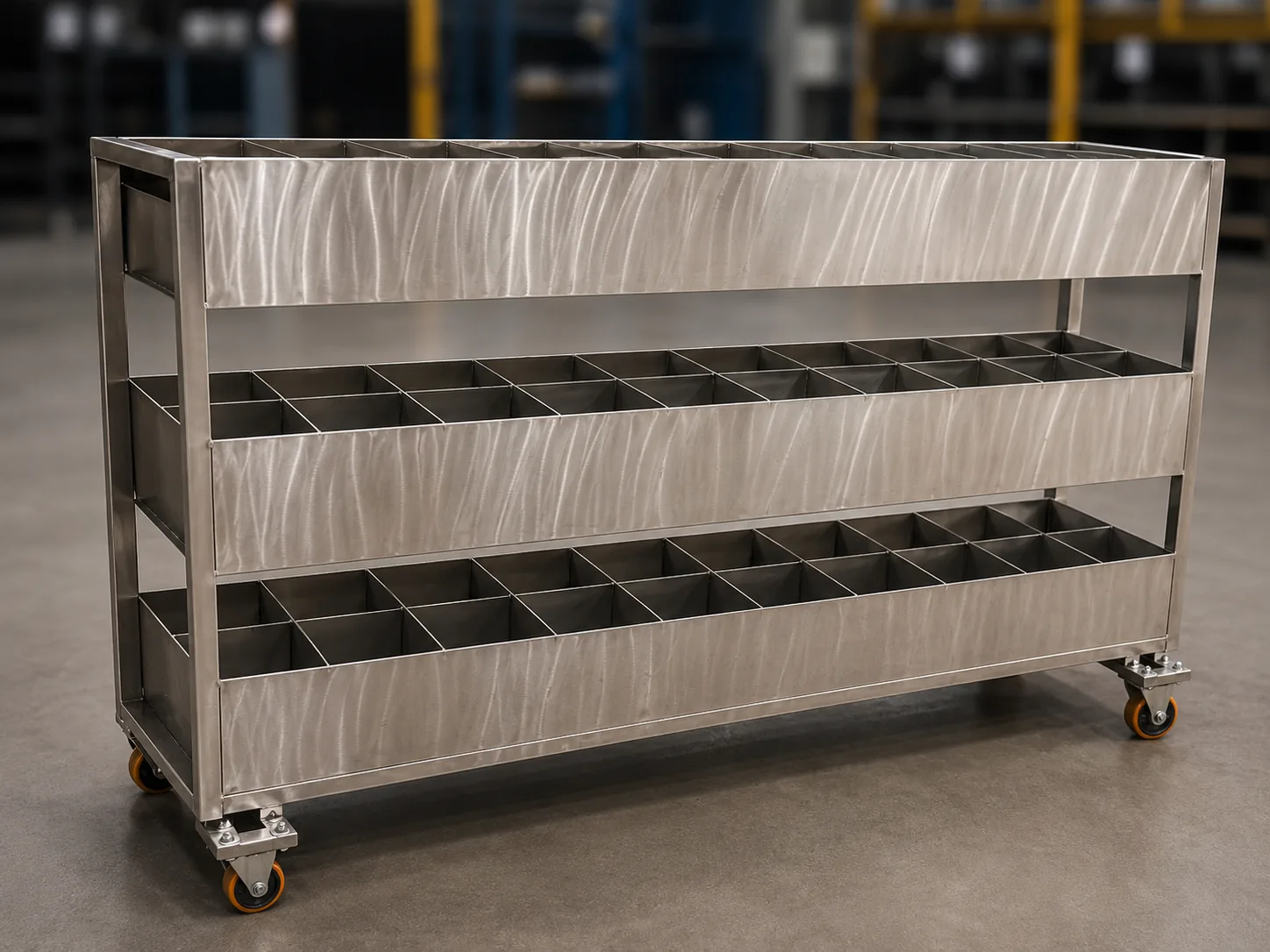 Steel Material Handling Trolley